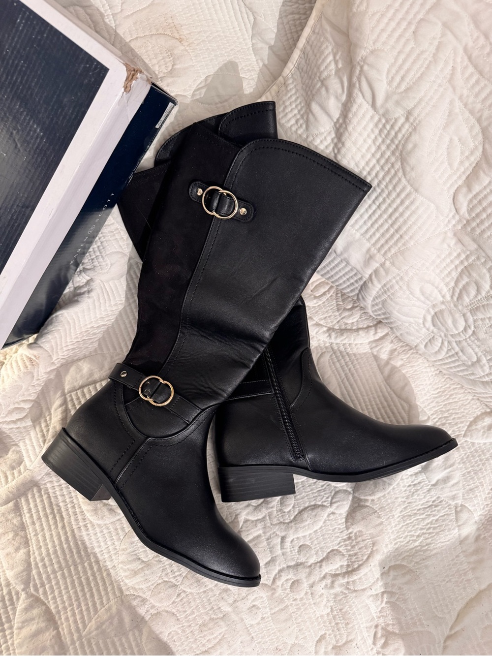 Karen Scott Black Riding Boots – Size 7.5M